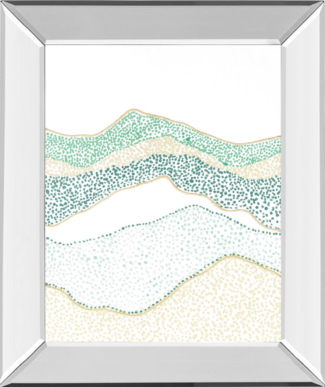 Terra Dots I By Vanna Lam 22X26 Mirror Frame Print