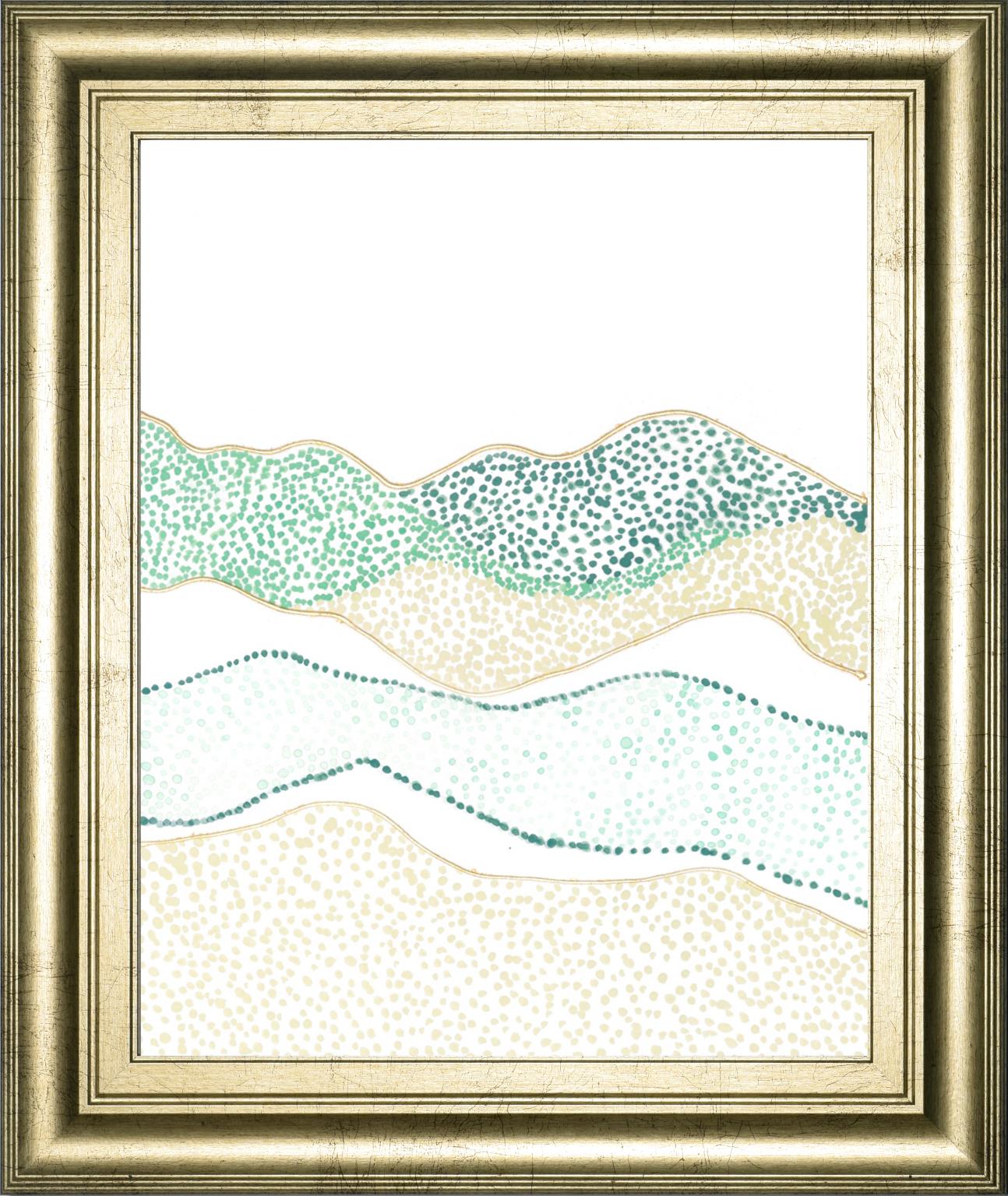 Terra Dots Ii By Vanna Lam 22X26 Framed Print