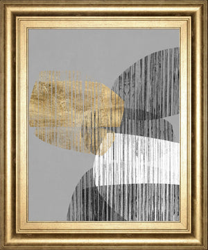 Adjacent Shapes I By Jennifer Goldberger 22X26 Framed Print