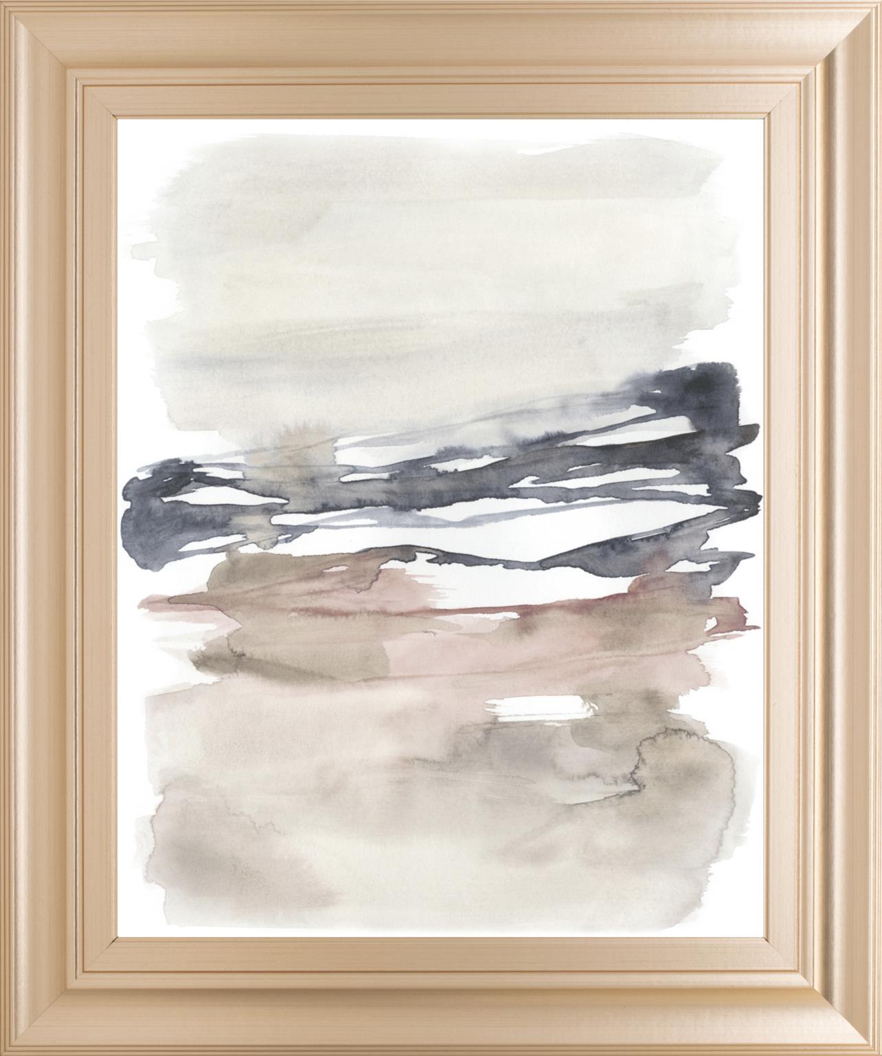 Tiered Horizon Line I By Jennifer Goldberger 22X26 Framed Print