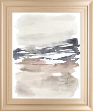 Tiered Horizon Line I By Jennifer Goldberger 22X26 Framed Print