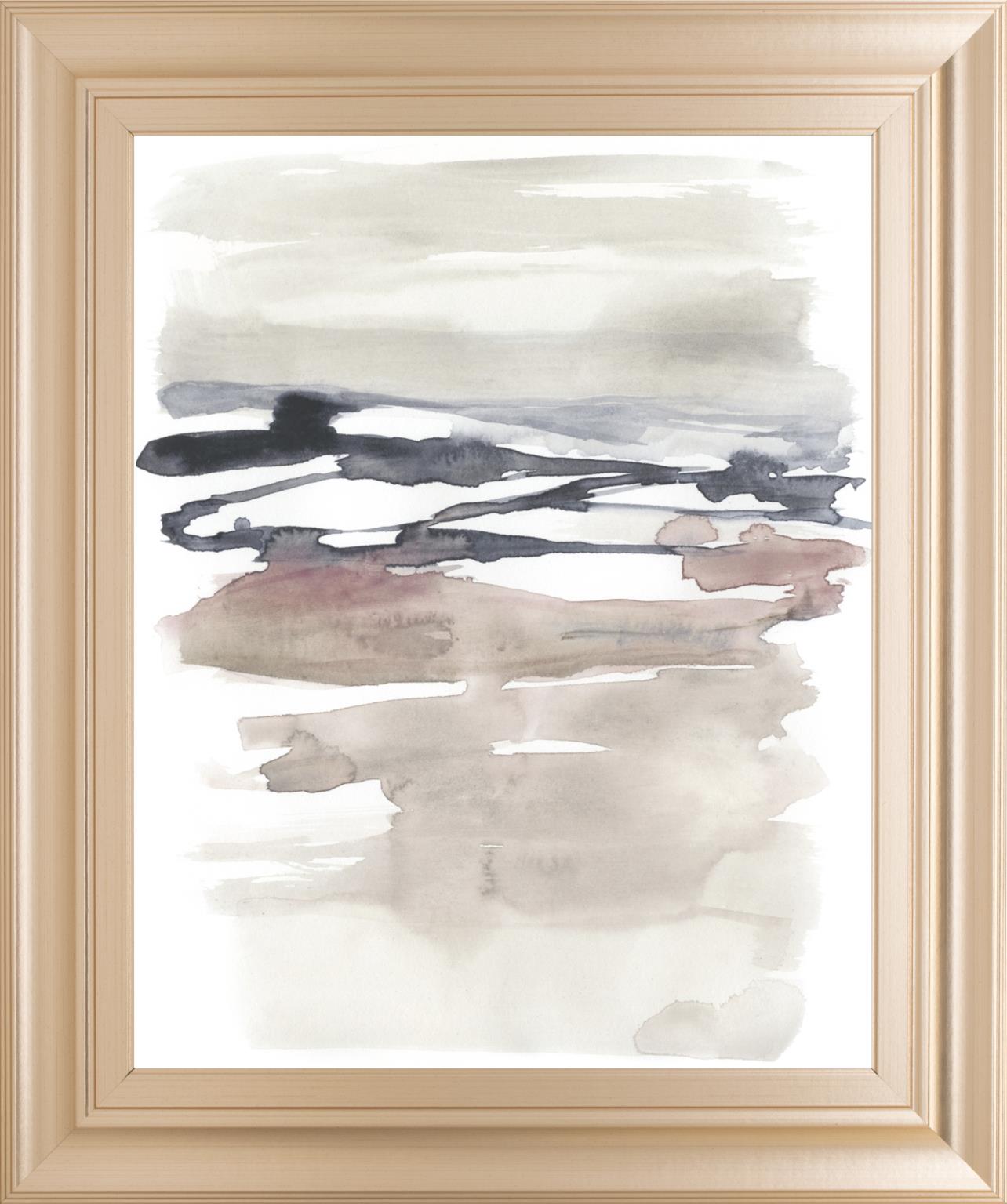 Tiered Horizon Line Ii By Jennifer Goldberger 22X26 Framed Print