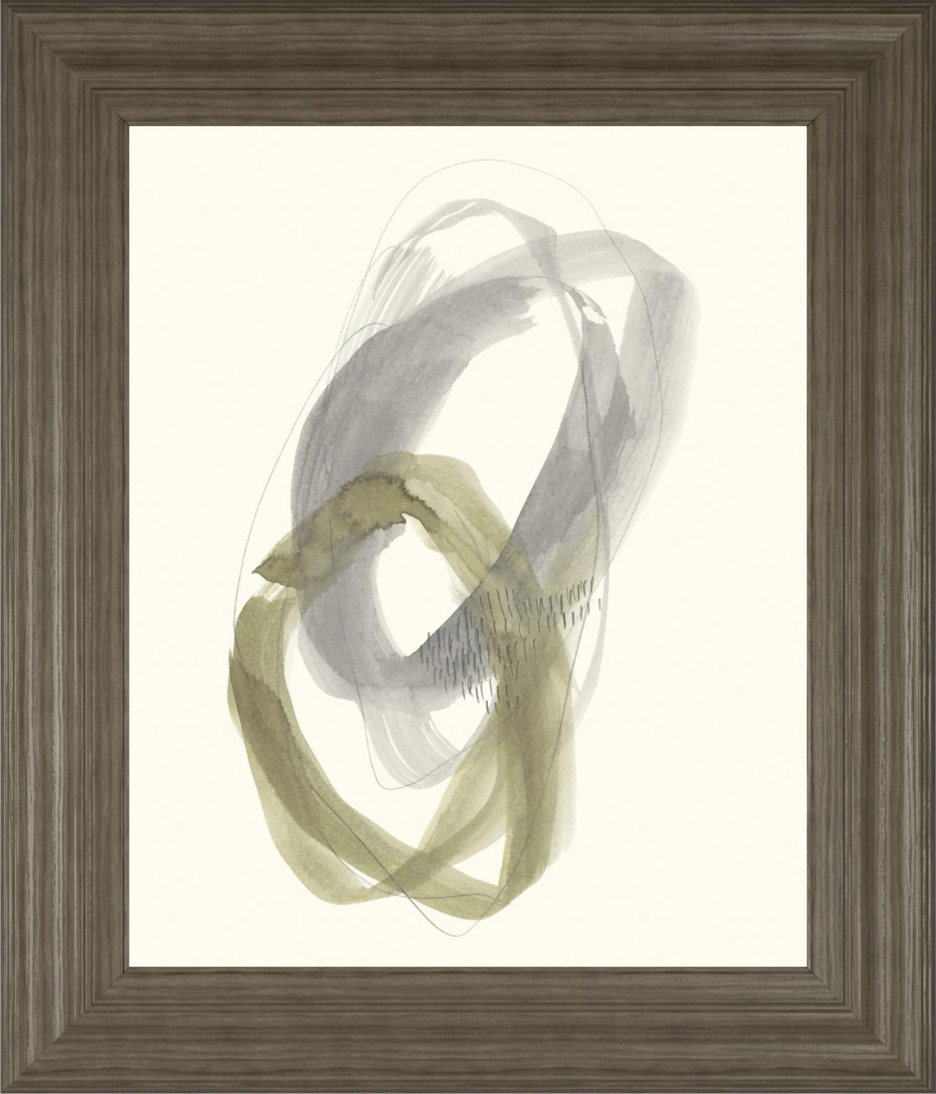 Neutral Rounds I By Jennifer Goldberger 22X26 Framed Print