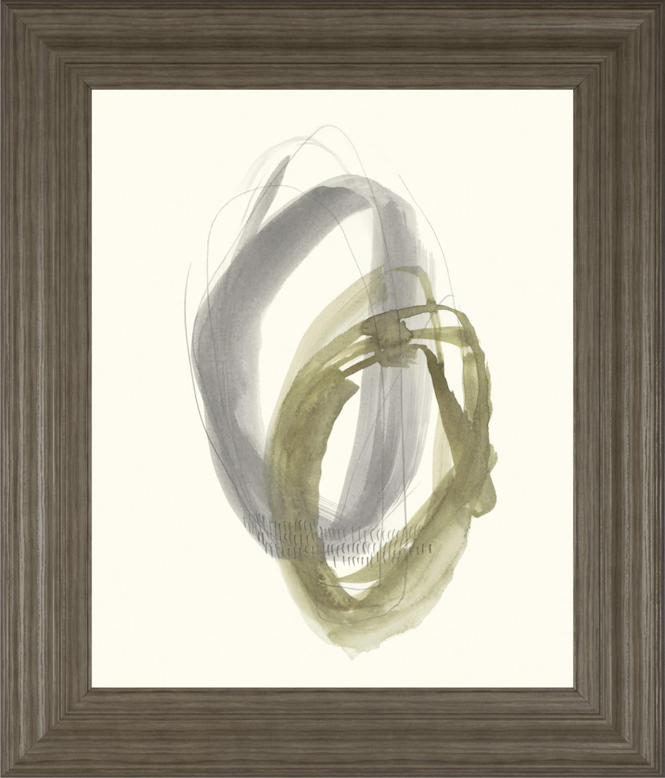 Neutral Rounds Ii By Jennifer Goldberger 22X26 Framed Print