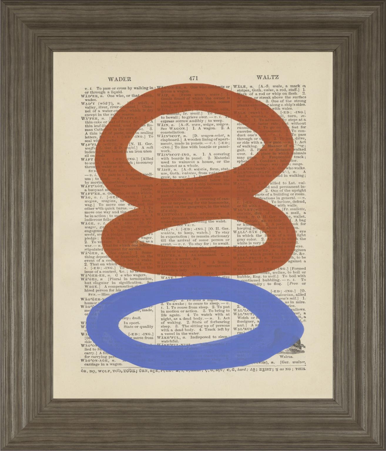 Modern Definition Vi By RenéE W. Stramel 22X26 Framed Print