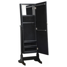 Batista Cheval Mirror with Jewelry Storage White