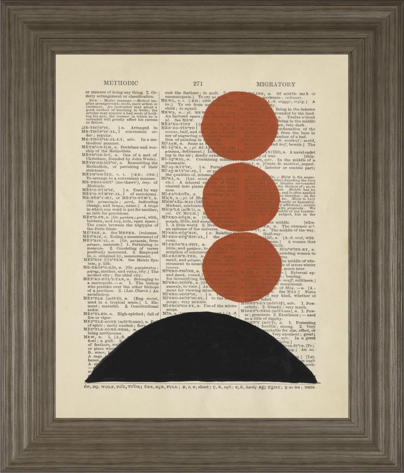 Modern Definition Ix By RenéE W. Stramel 22X26 Framed Print