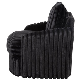 Sarco Corduroy Upholstered Swivel Accent Arm Chair Ivory