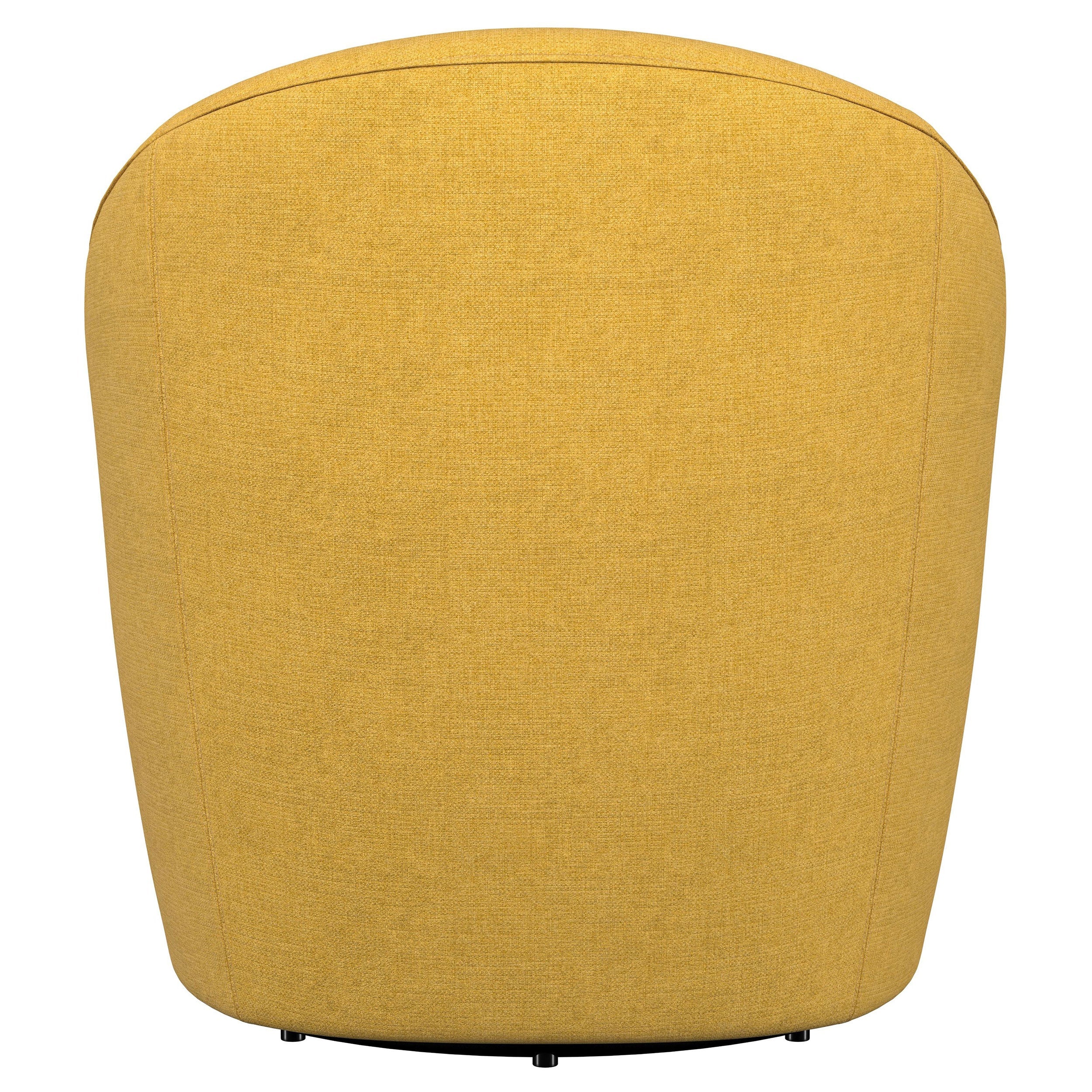 Leon Upholstered Barrel Accent Swivel Chair Hunter Green