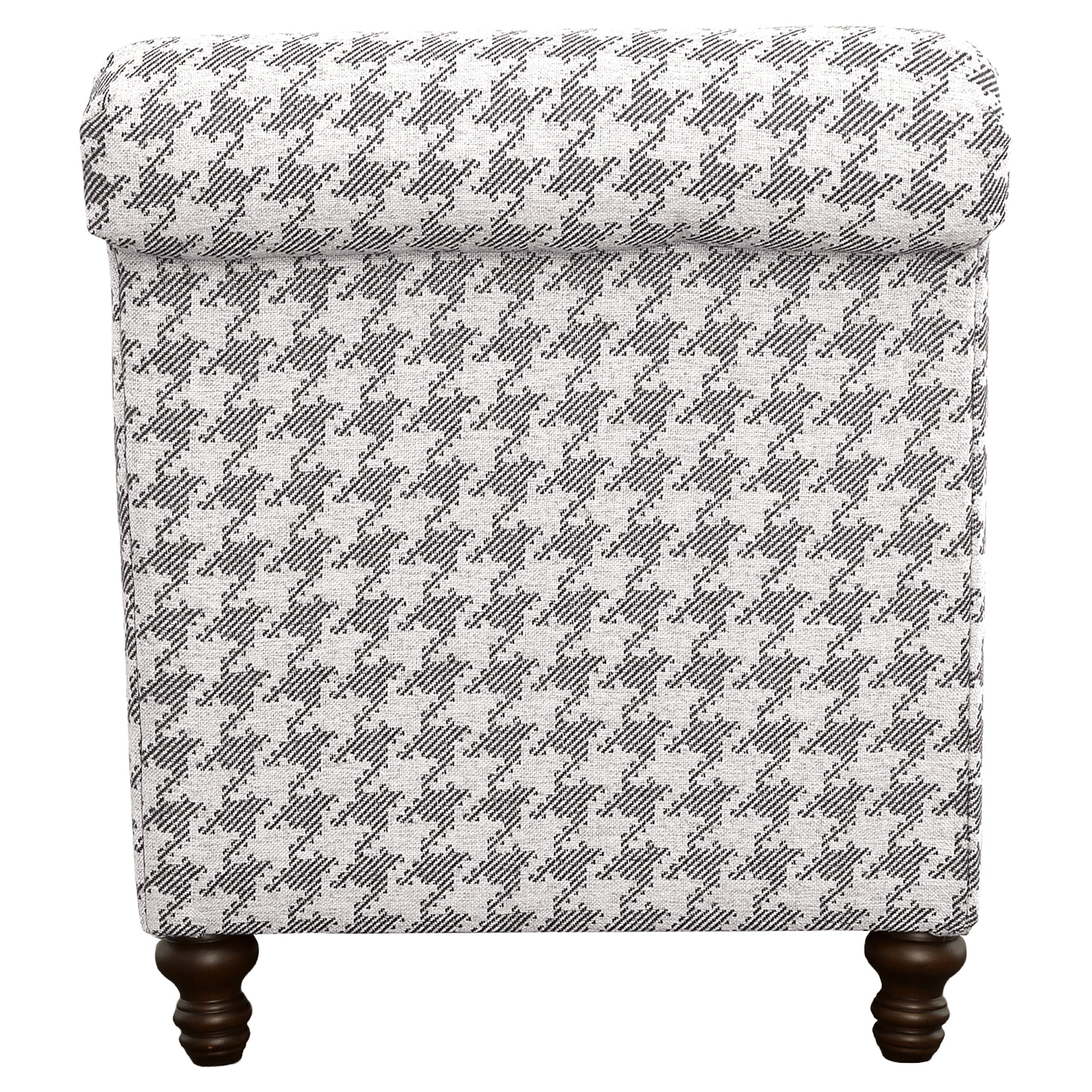 Glenn Upholstered English Arm Accent Chair Blue