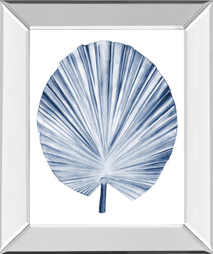Indigo Tropical Leaves Iv By Megan Meagher 22X26 Mirror Frame Print