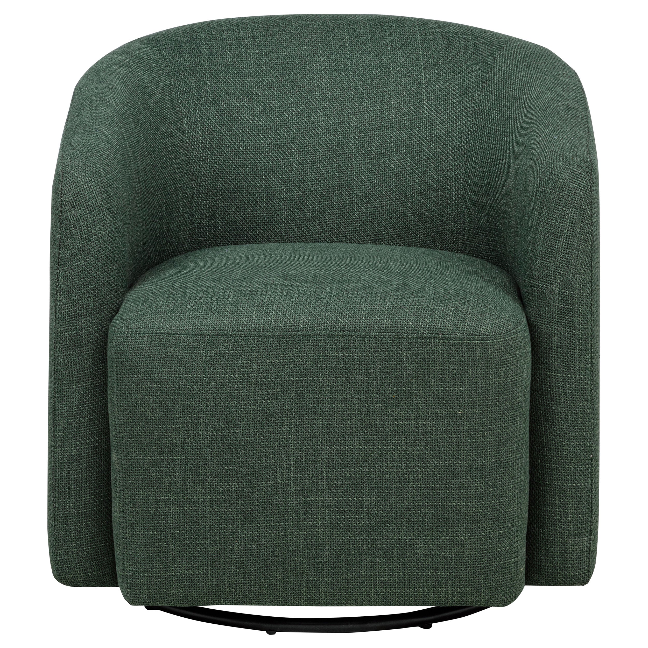Mossbrook Fabric Upholstered Swivel Accent Chair