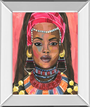 Ornament Empress Ii By Annie Warren 22X26 Mirror Frame Print