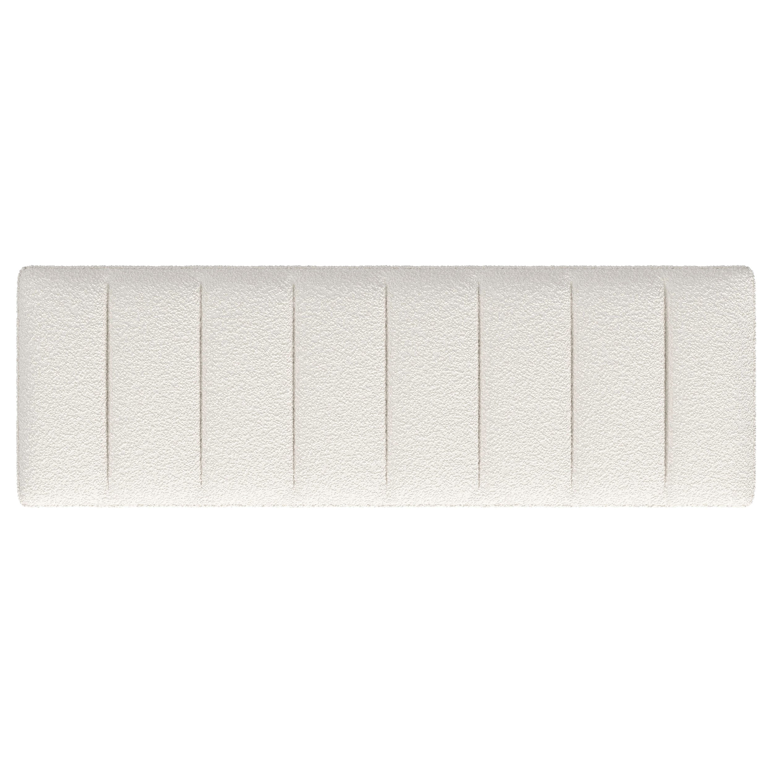 Mesa Boucle Upholstered Tufted Accent Bench Charcoal