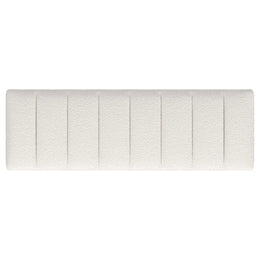 Mesa Boucle Upholstered Tufted Accent Bench Charcoal
