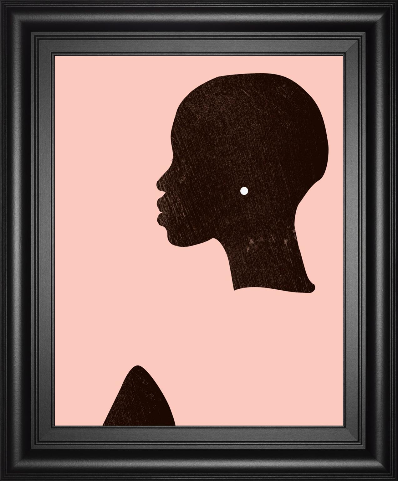 Pink Silhouette I By Jennifer Paxton Parker 22X26 Framed Print