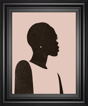 Pink Silhouette Ii By Jennifer Paxton Parker 22X26 Framed Print
