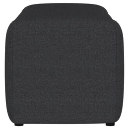 Summer Fabric Upholstered Tufted Accent Bench Charcoal