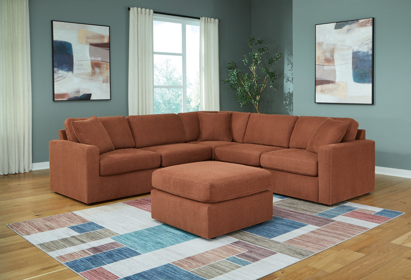 Modmax Sectional with Ottoman