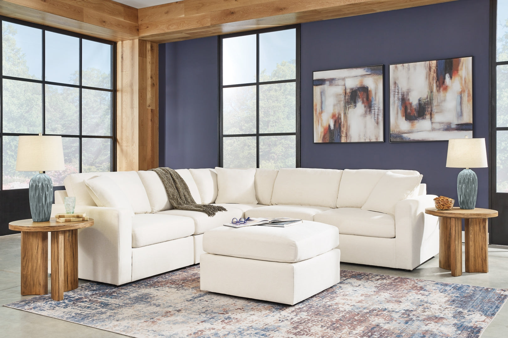 Modmax Sectional with Ottoman