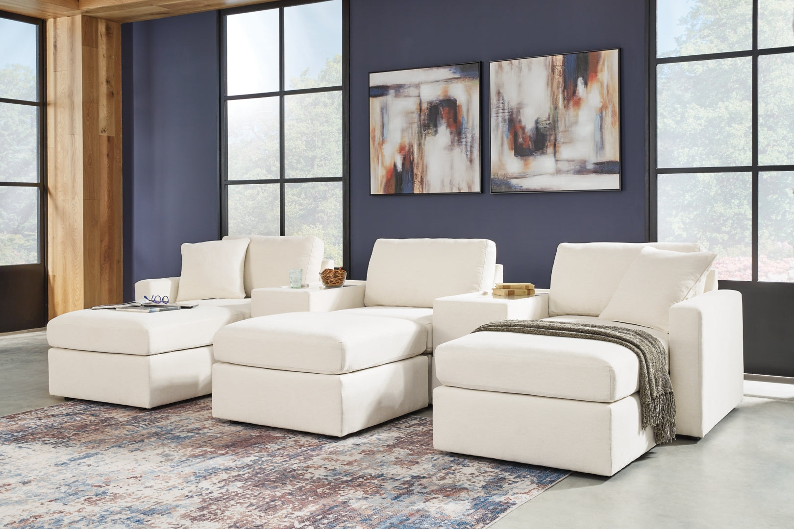 Modmax Sectional with Ottoman