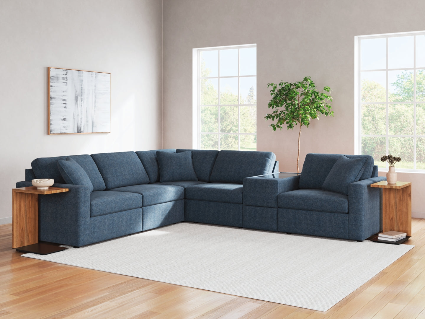 Modmax Sectional with Storage Console