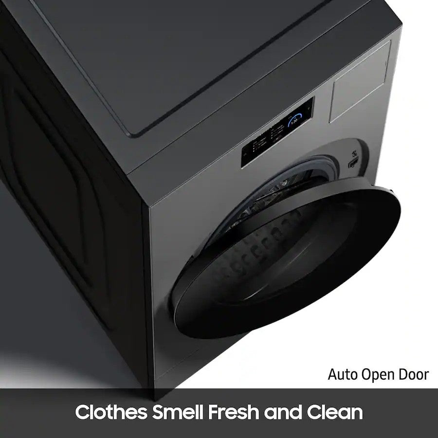 Samsung - 5.3 cu. ft. Bespoke AI Ventless Smart All-In-One Front Load Washer/Electric Dryer Combo with Ventless Heat Pump - Dark Steel