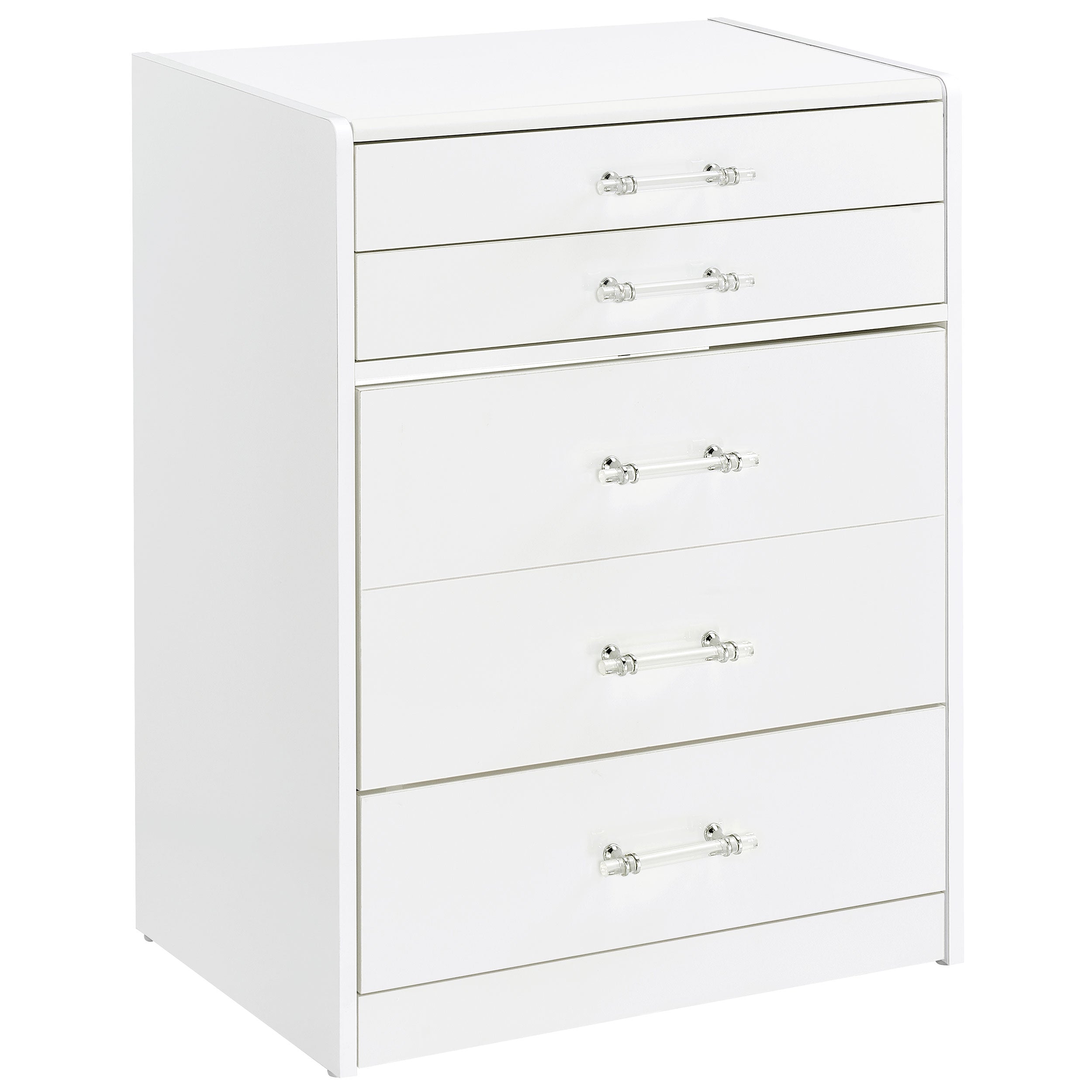 Danbury 3-drawer Makeup Vanity & Stool Set Black High Gloss