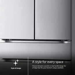 LG - 36-in Standard-Depth MAX 29.6 Cu. Ft. 4-Door French Door Smart Refrigerator with Full-Convert Drawer - Stainless Steel