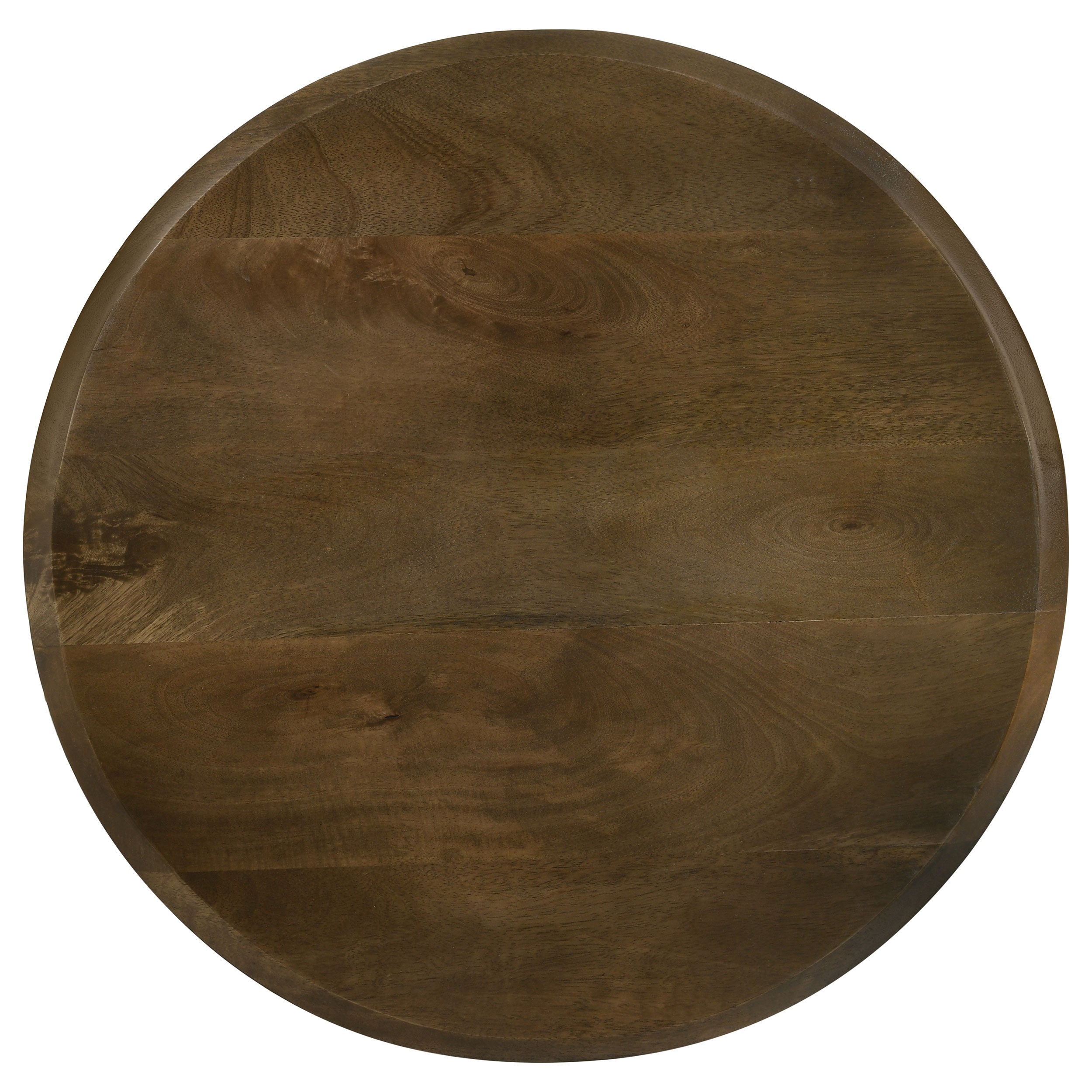 Deja Round Nesting Table Set Natural and Gunmetal
