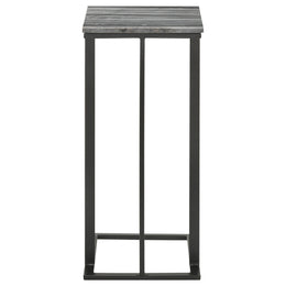 Vicente Marble Top C-Shaped Sofa Side Table Green