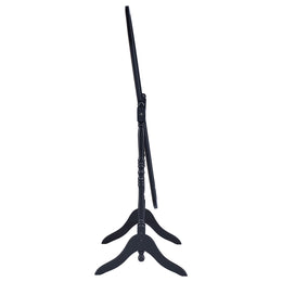 Foyet Wood Adjustable Length Cheval Mirror Black