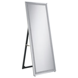Giddish 24 x 64 Inch Length Standing Mirror Silver
