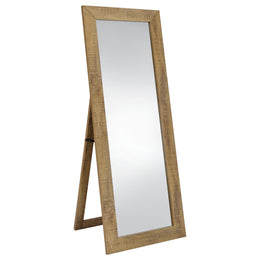 Cadence Tempered Glass Length Mirror Grey Washed Oak