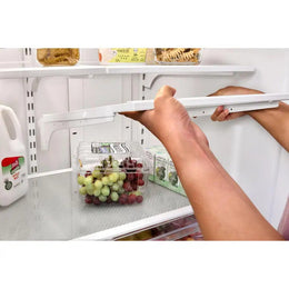 Whirlpool - 36 in. Wide 25 cu. ft. French Door Refrigerator with Two-Tier Freezer Storage - White