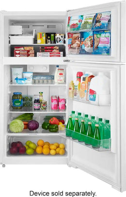 Insignia™ - 28 in. Wide 14.2 Cu. Ft. Top-Freezer Refrigerator with ENERGY STAR Certification - White