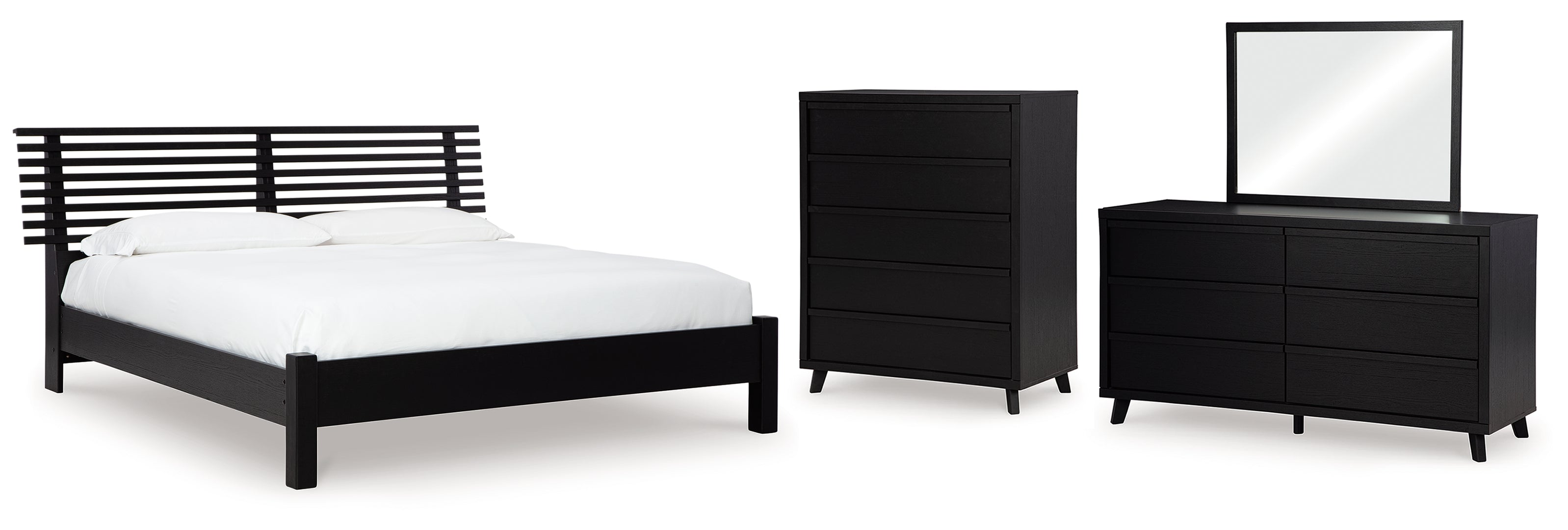 Danziar Black Bedroom Set