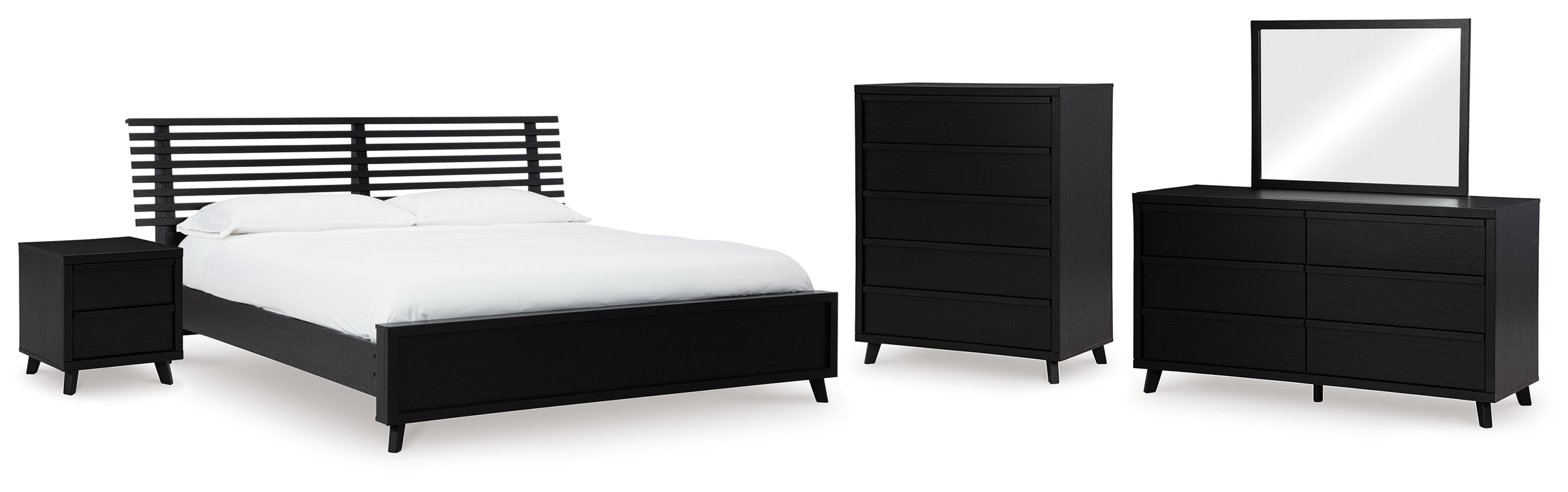 Danziar Black Bedroom Set
