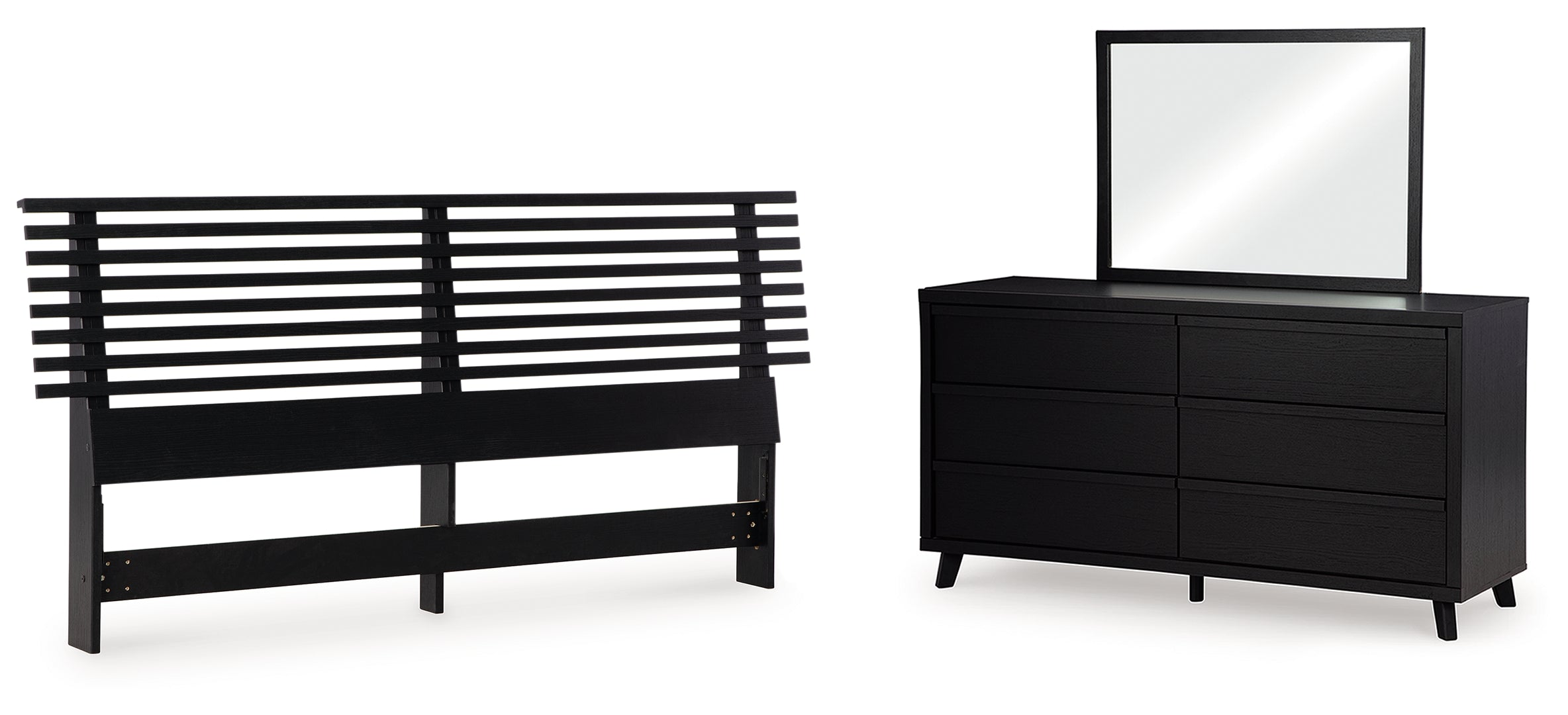 Danziar Black Bedroom Set