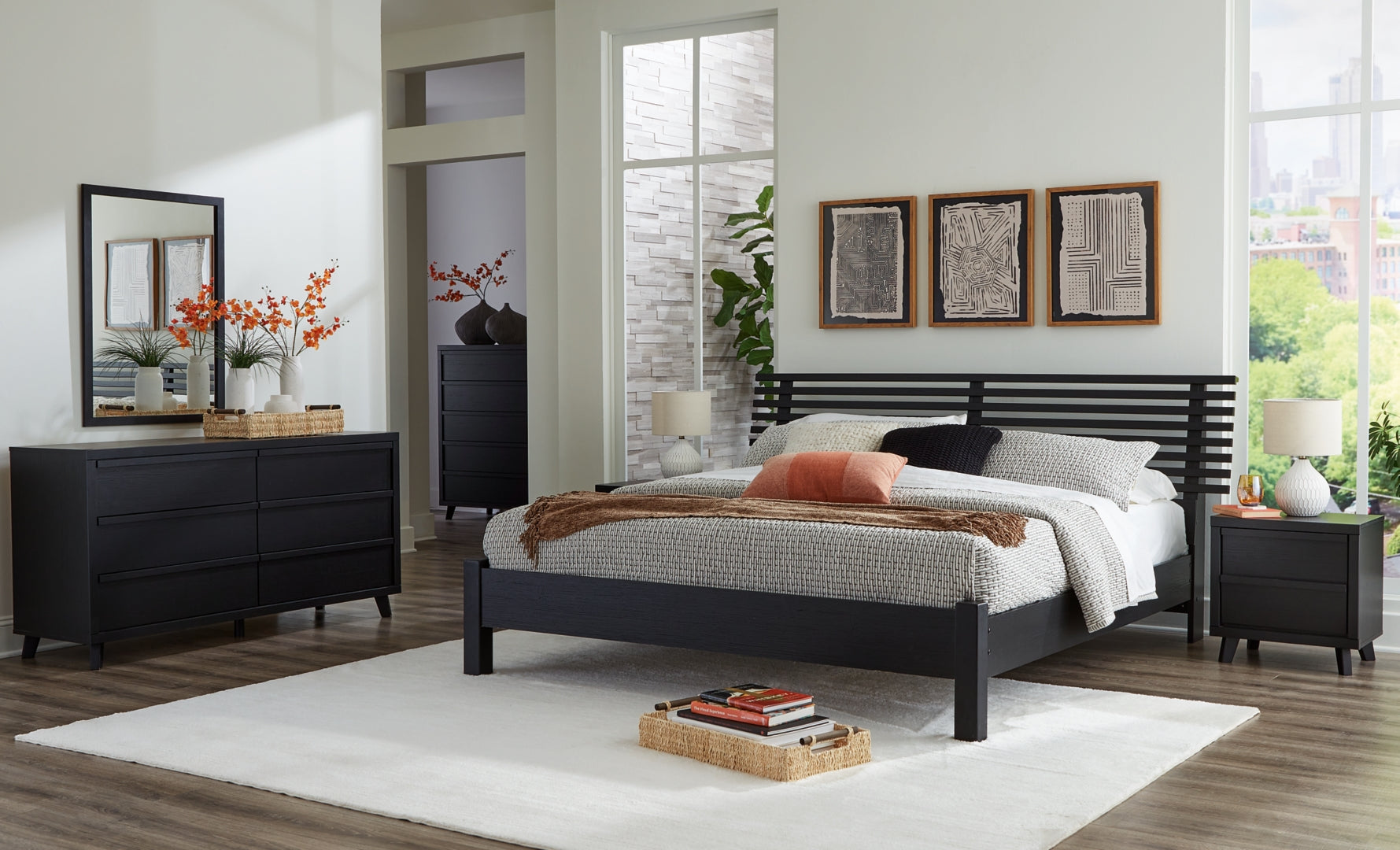 Danziar Black Bedroom Set