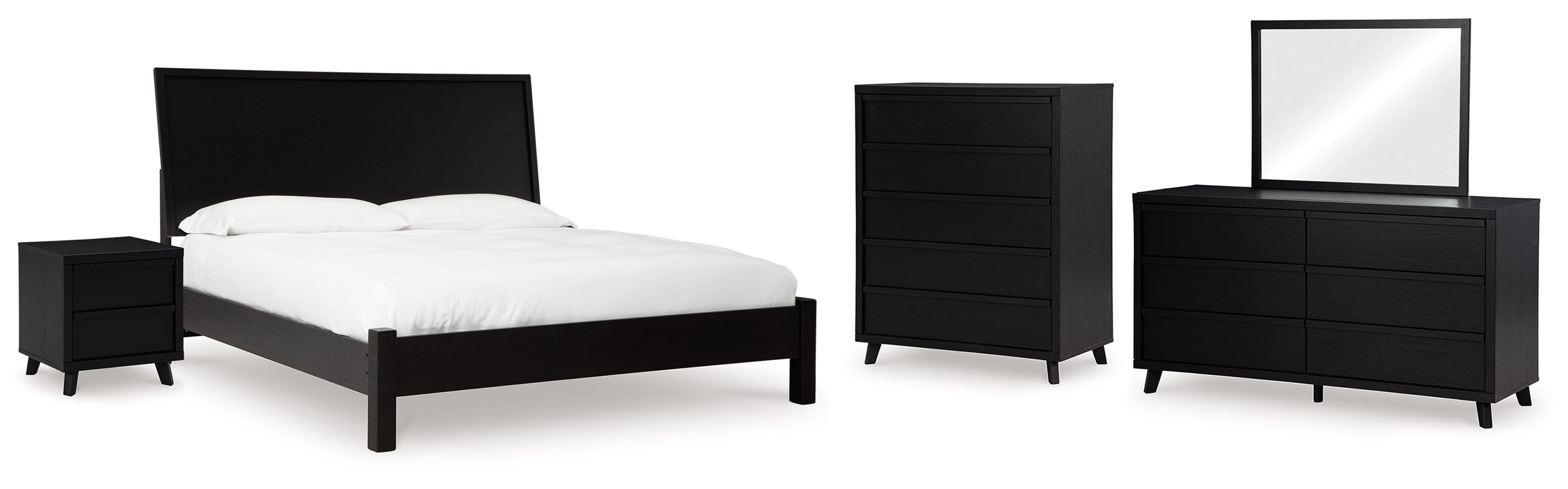 Danziar Black Bedroom Set