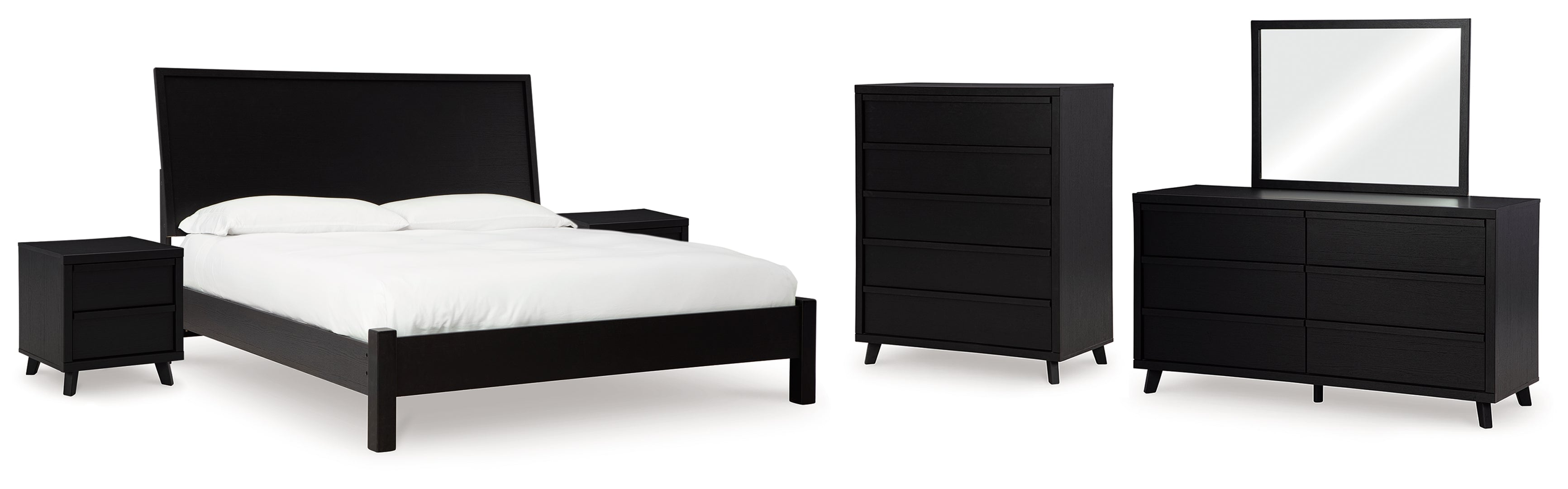 Danziar Black Bedroom Set