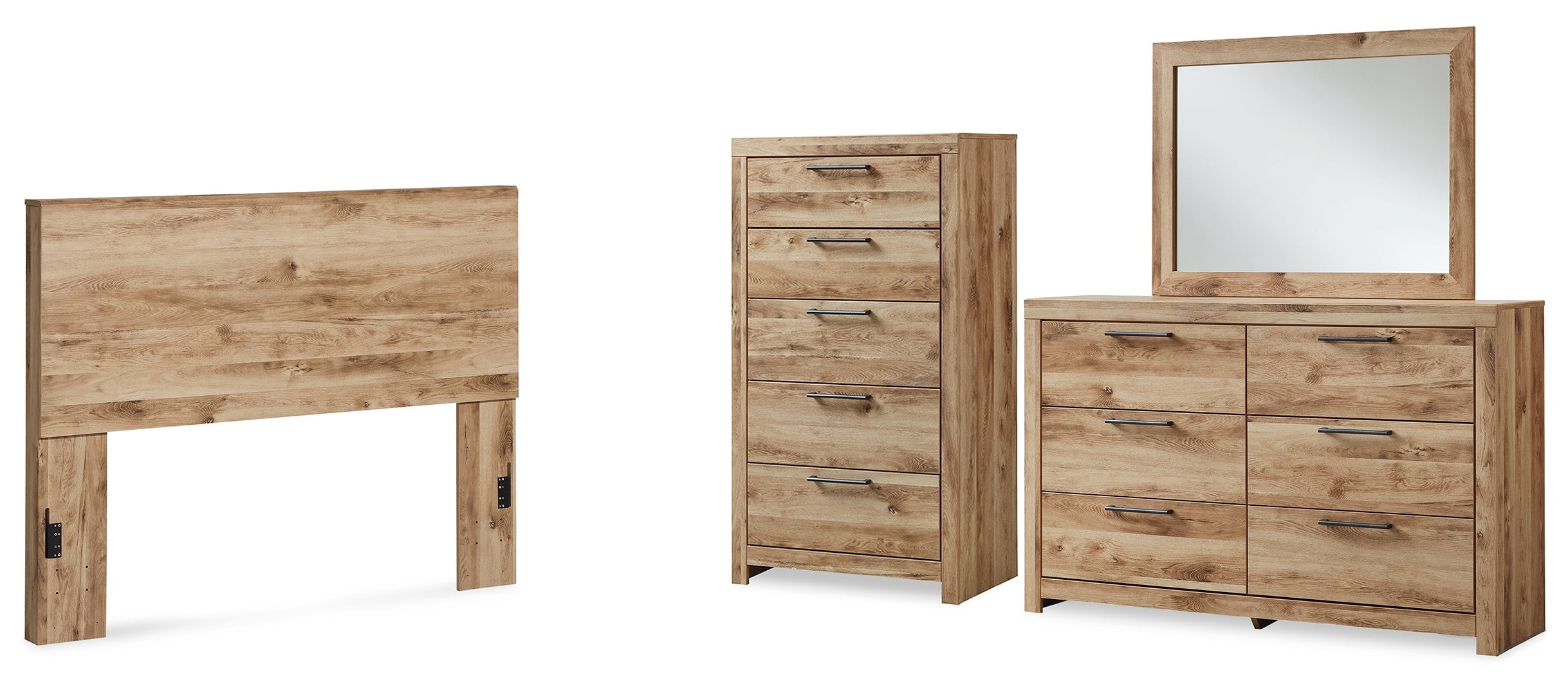 Hyanna Brwon Panel Bedroom Set