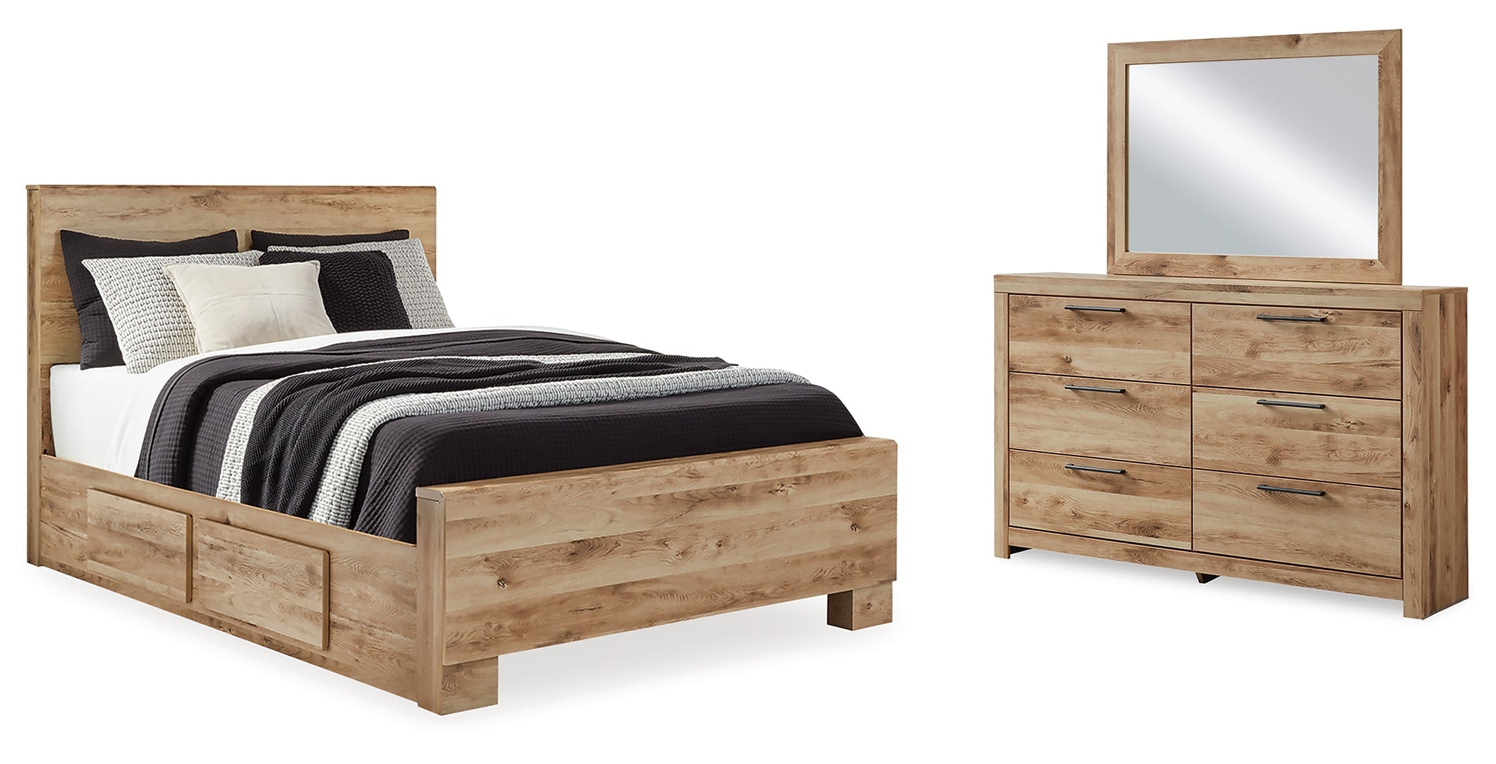 Hyanna Brwon Panel Bedroom Set