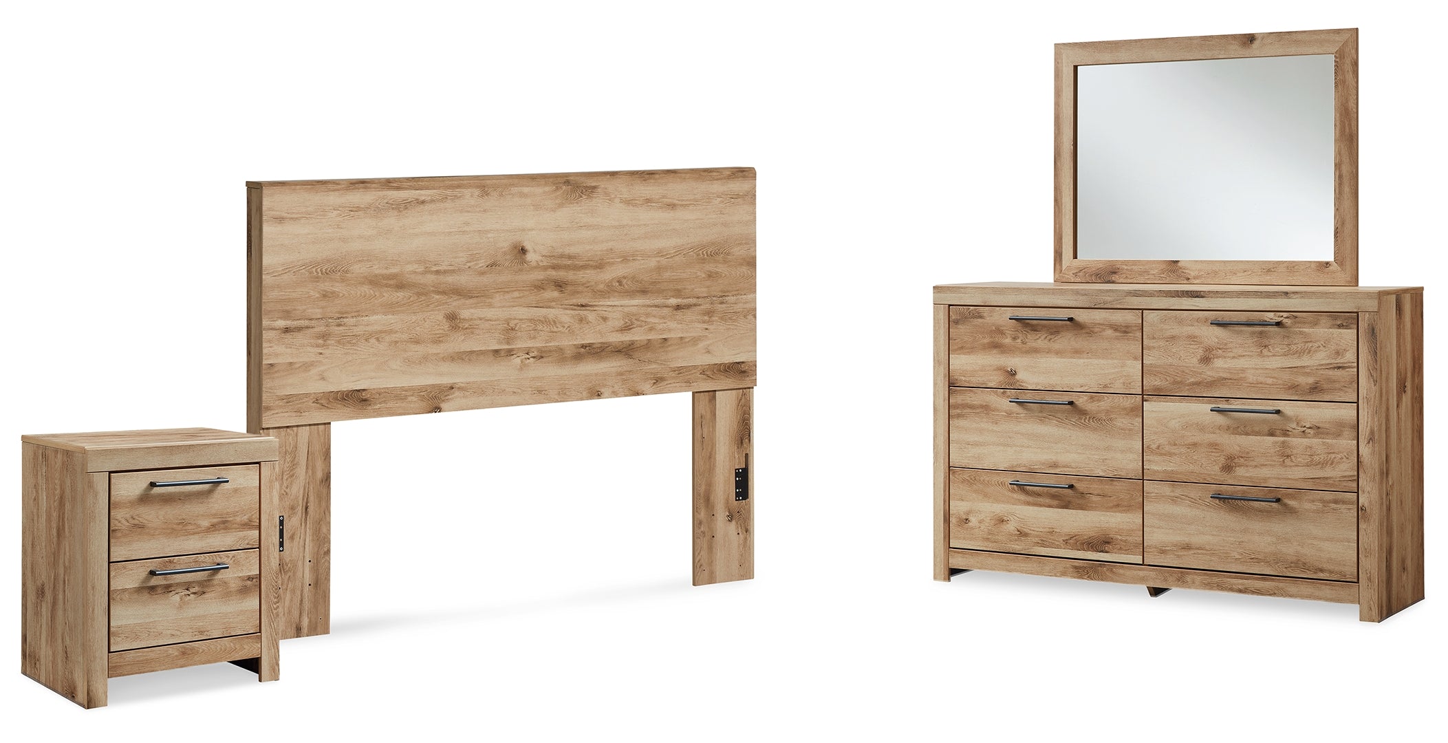 Hyanna Brwon Panel Bedroom Set