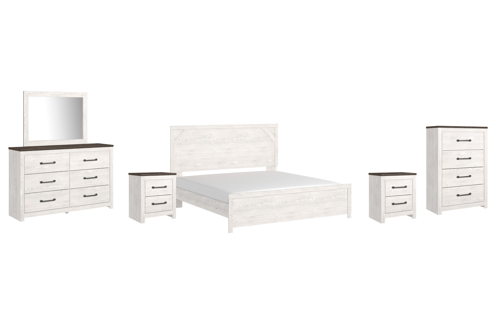 Gerridan White Panel Bedroom Set
