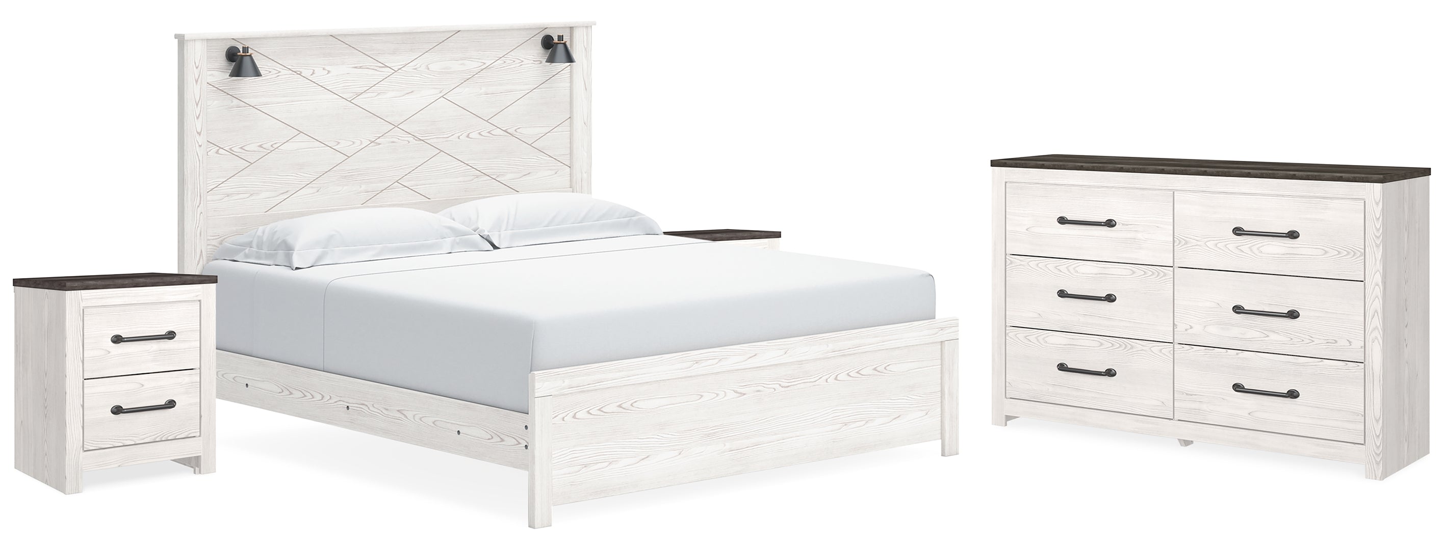 Gerridan White Panel Bedroom Set
