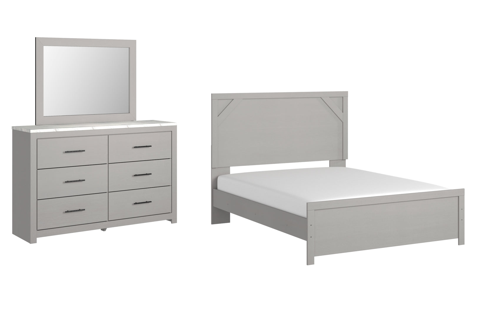Cottonburg Grey Panel Bedroom Set