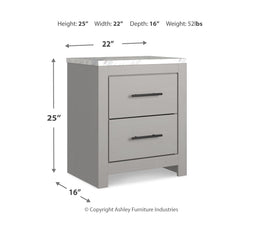 Cottonburg Two Drawer Night Stand