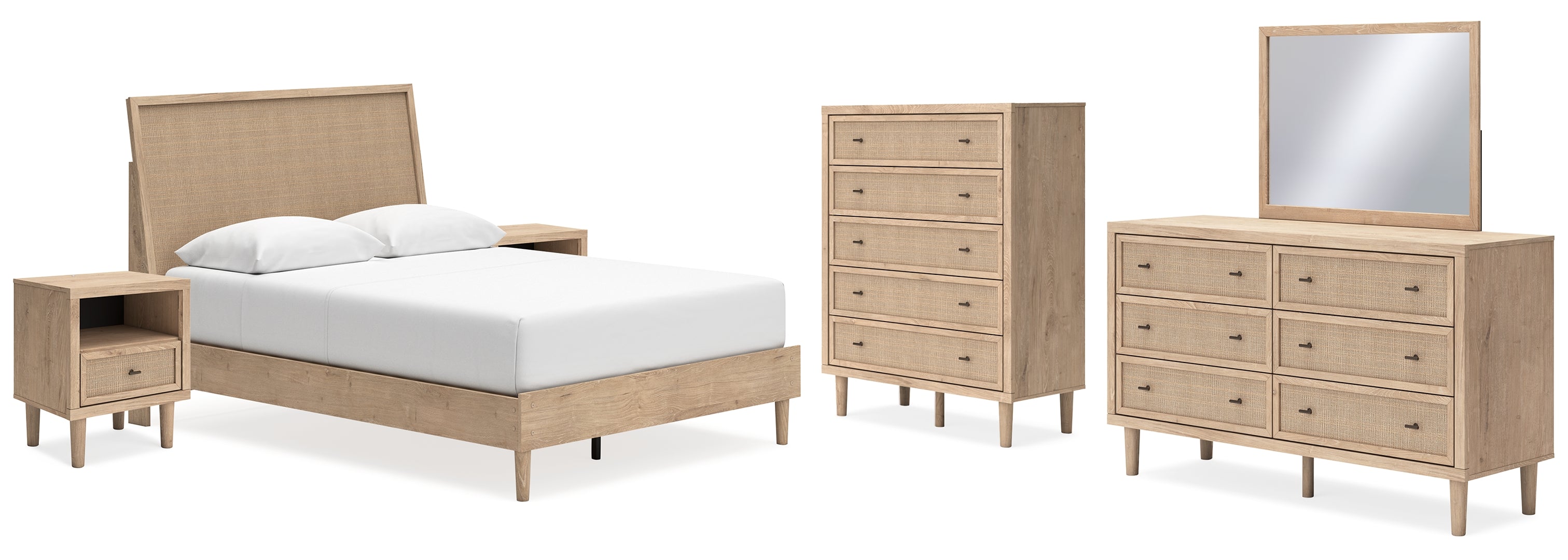 Cielden Brown Panel Bedroom Set